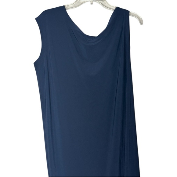 Norma Kamali Drop Shoulder Dress Midnight Blue Medium - Picture 7 of 11